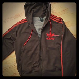 Vintage Adidas zip-up hoodie